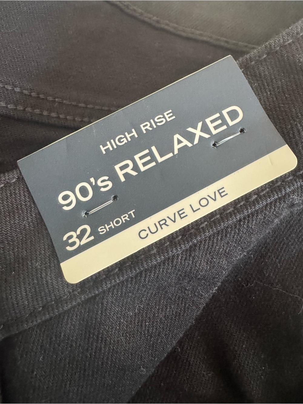 Abercrombie & Fitch Black 90’s Relaxed Fit Curve Love - Picture 4 of 6